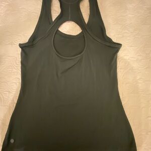 Athleta Women's Olive Green Racerback Tank Top